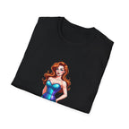 Unisex Soft T-shirt - Mae Nebula Pinup Vibes