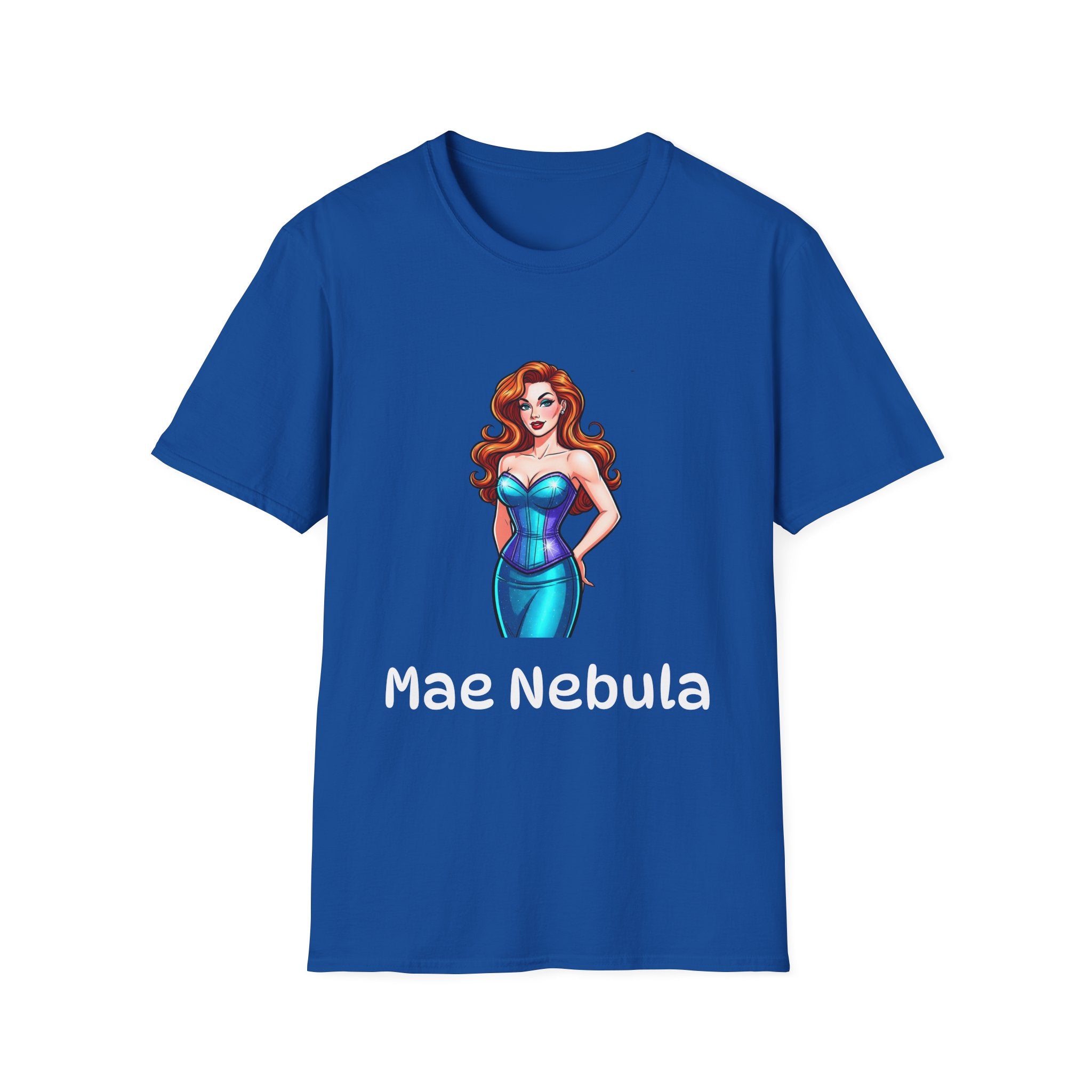 Unisex Soft T-shirt - Mae Nebula Pinup Vibes