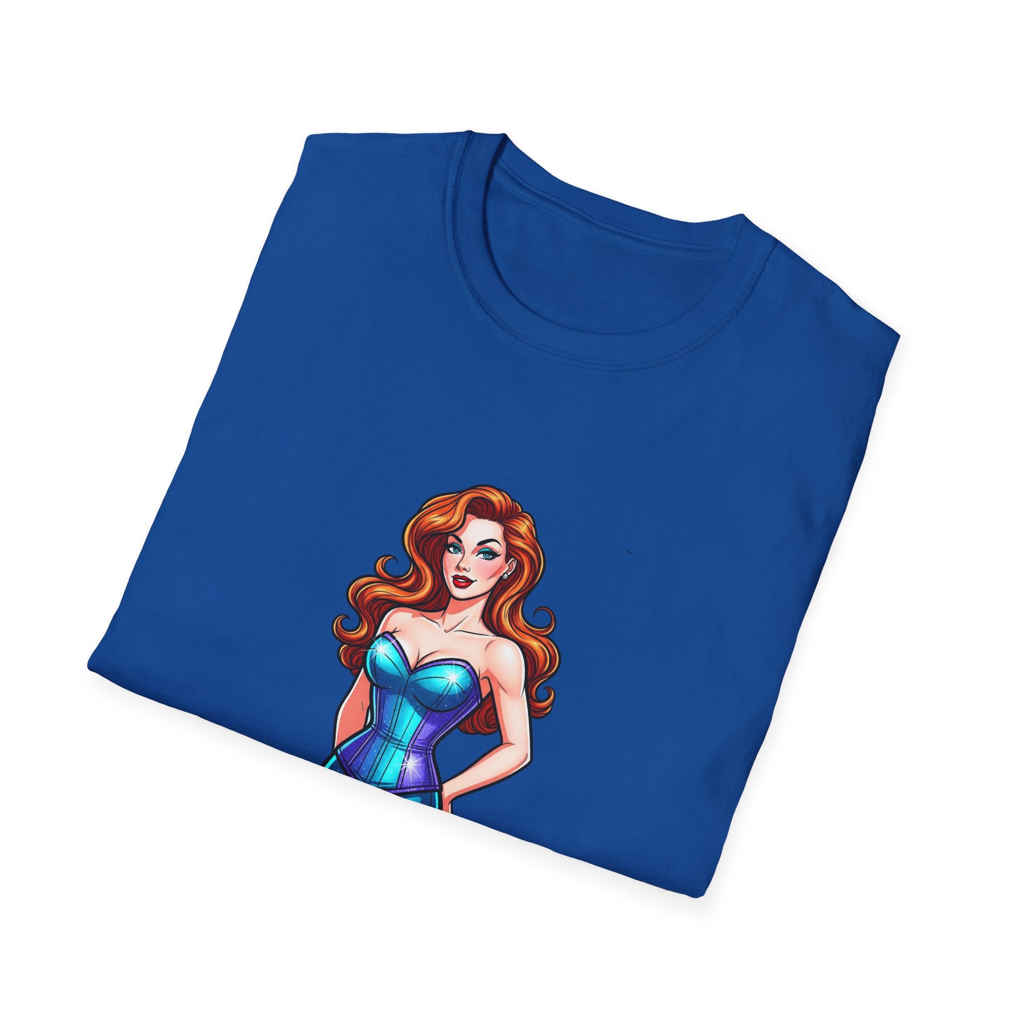 Unisex Soft T-shirt - Mae Nebula Pinup Vibes