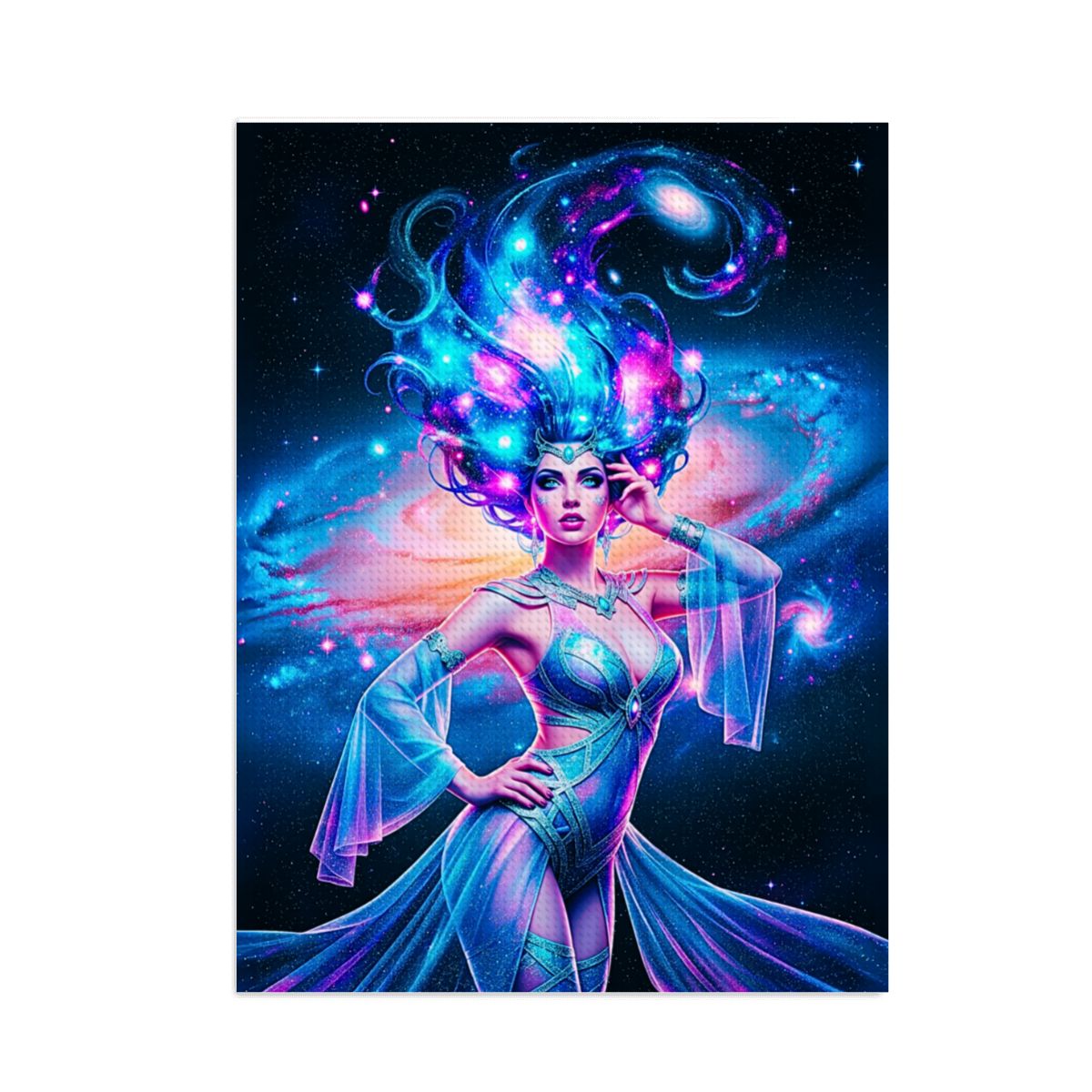 DIY Diamond Painting no Frame "Cosmic Enchantress"