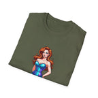 Unisex Soft T-shirt - Mae Nebula Pinup Vibes