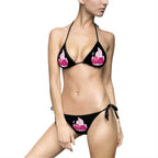 Bikini Swimsuit - Flaming Dice with Hearts
