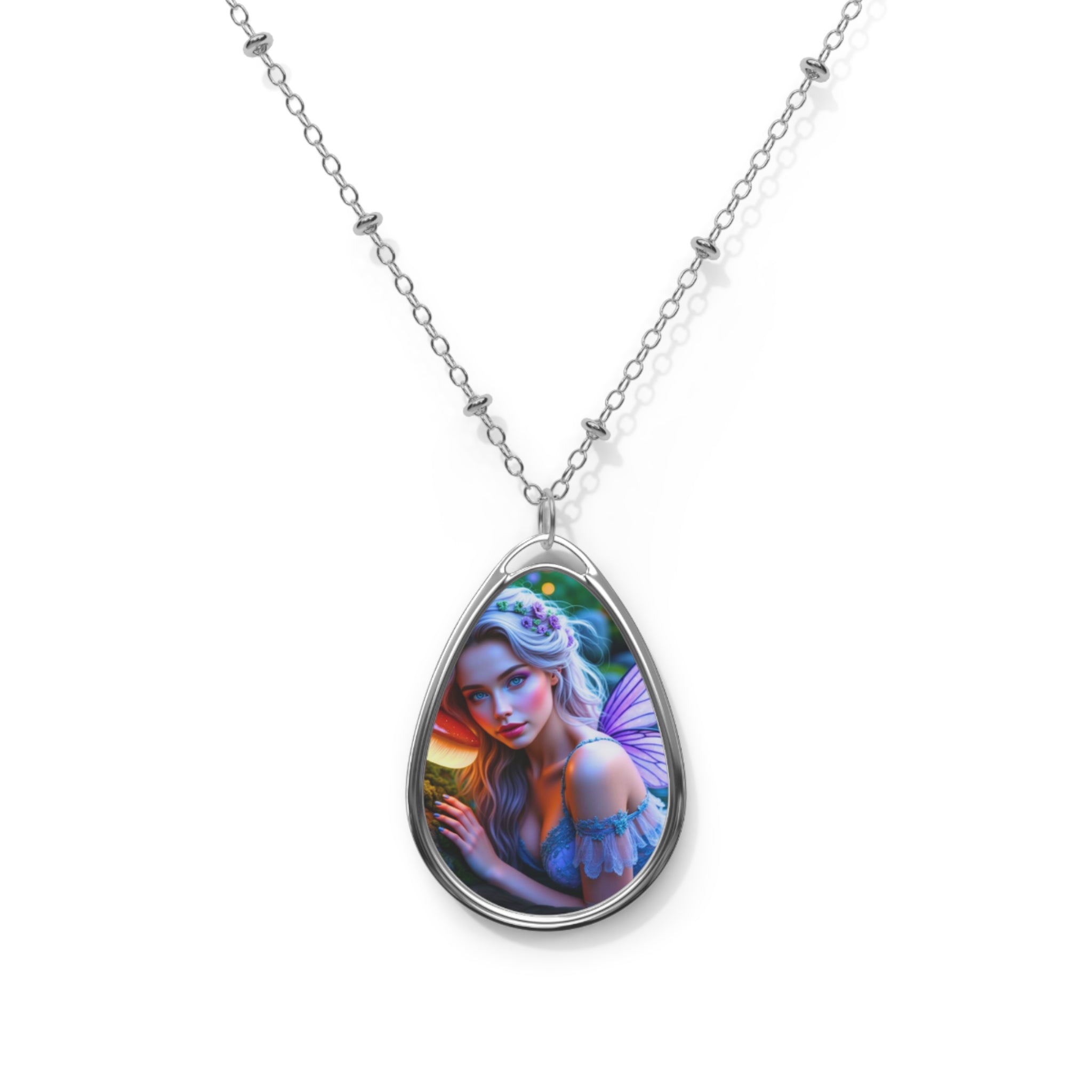 Necklace - Purple Fairy Design