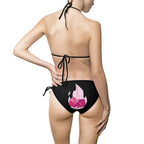 Bikini Swimsuit - Flaming Dice with Hearts