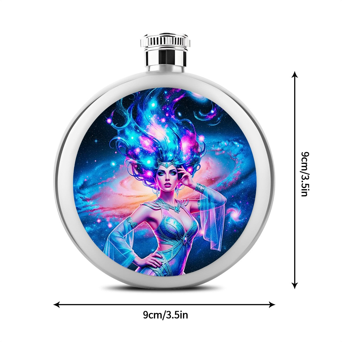 Round Flask (5oz) Mae Nebula
