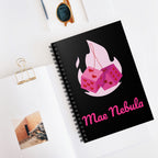 Spiral Notebook - Flaming Dice with Hearts