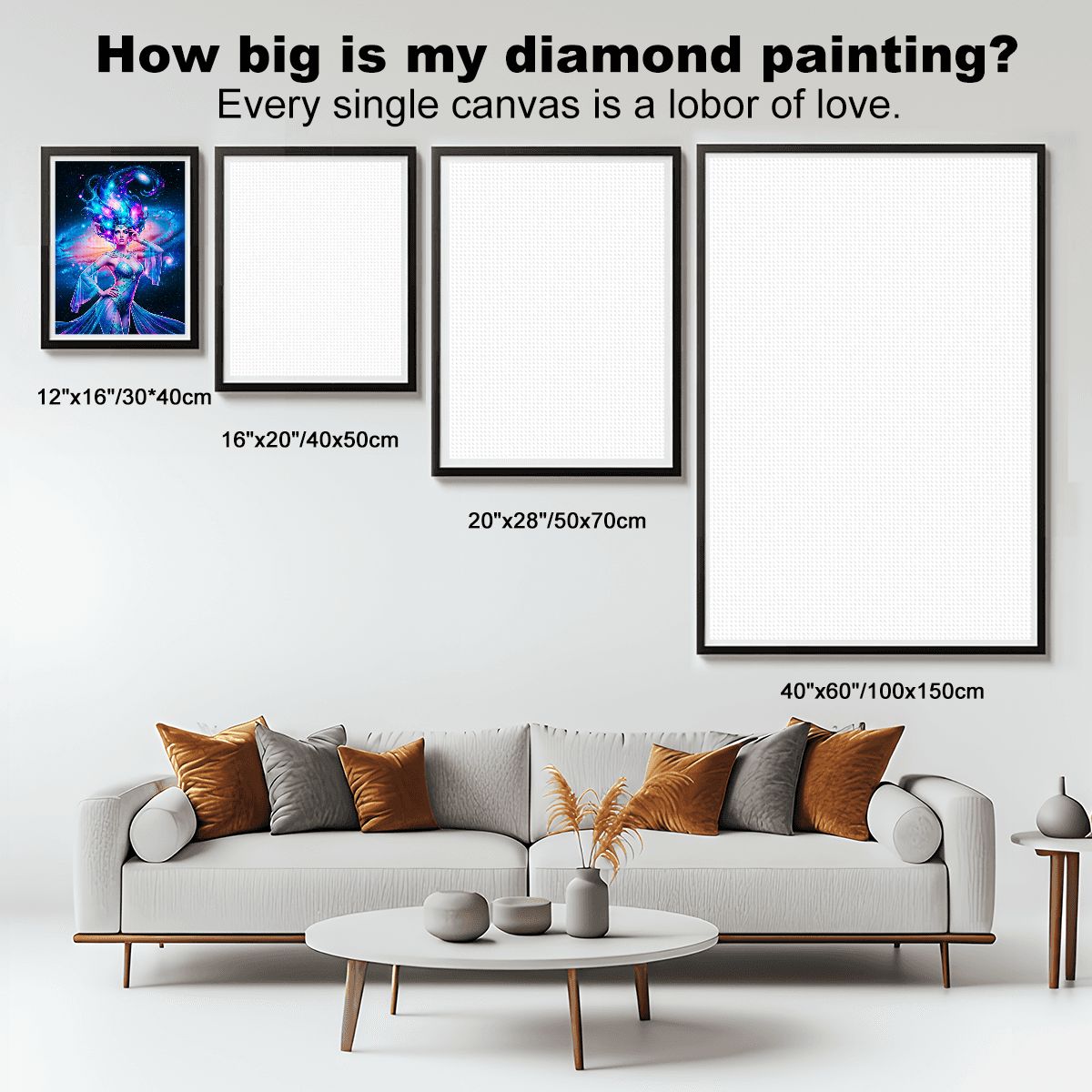 DIY Diamond Painting no Frame "Cosmic Enchantress"