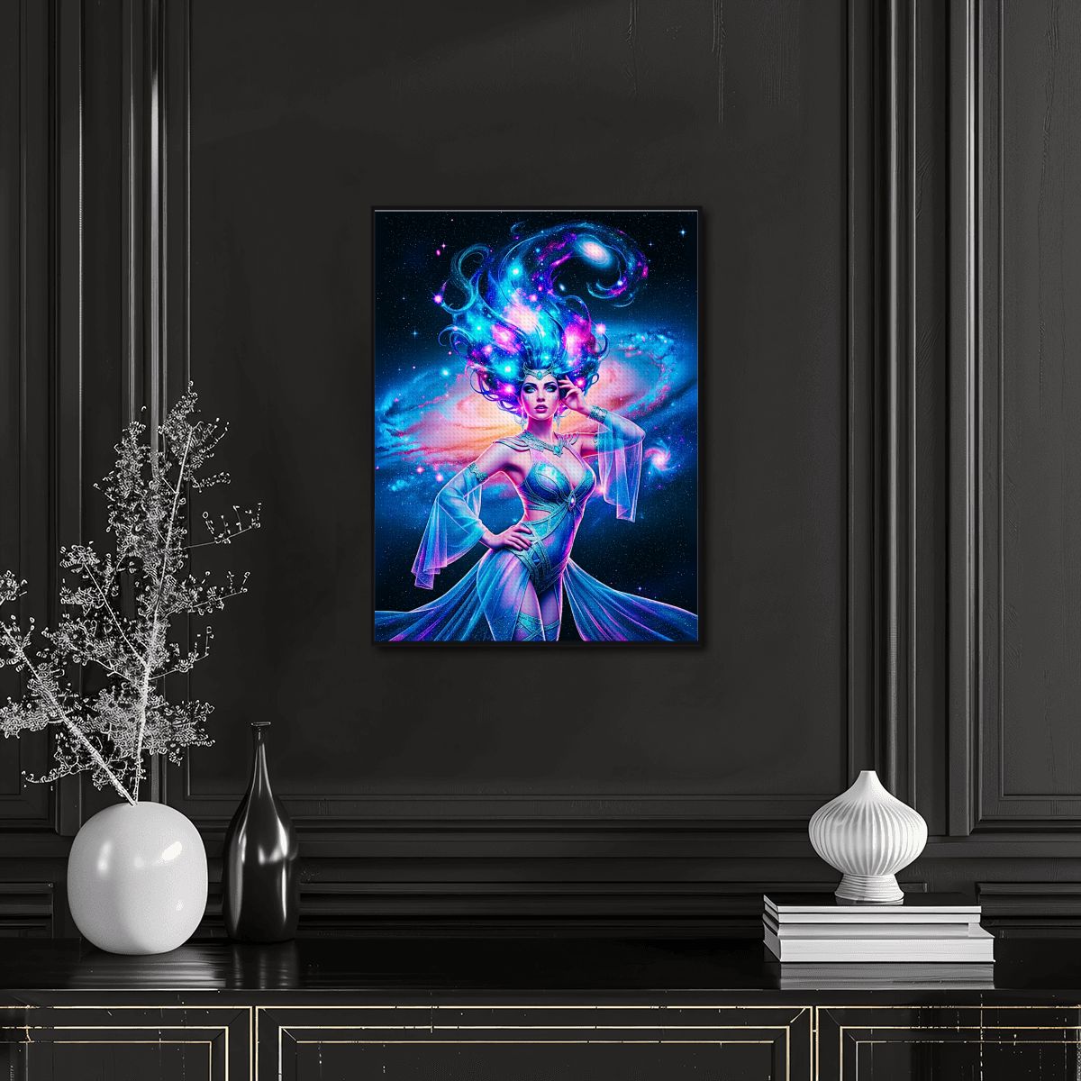 DIY Diamond Painting no Frame "Cosmic Enchantress"