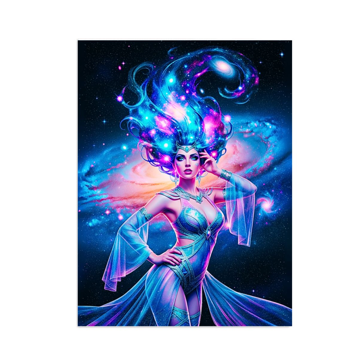 DIY Diamond Painting no Frame "Cosmic Enchantress"